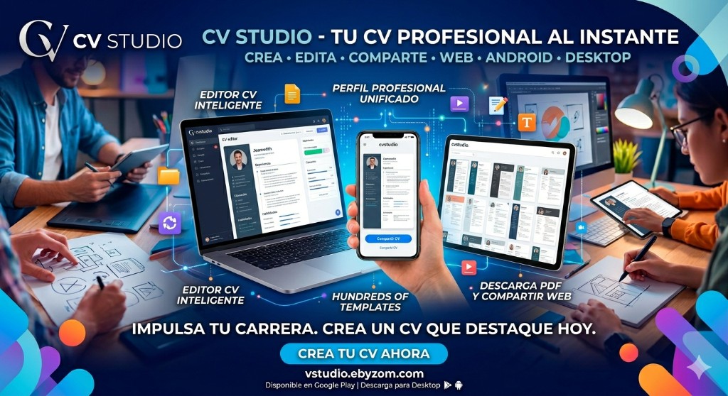 CV Studio — creador de currículum vitae para Windows