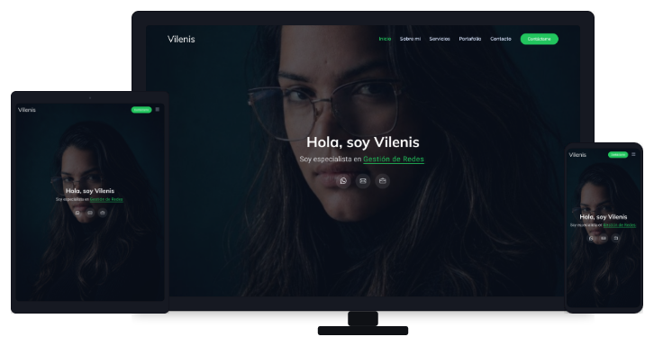 Sitio web Vilenis � marketing digital