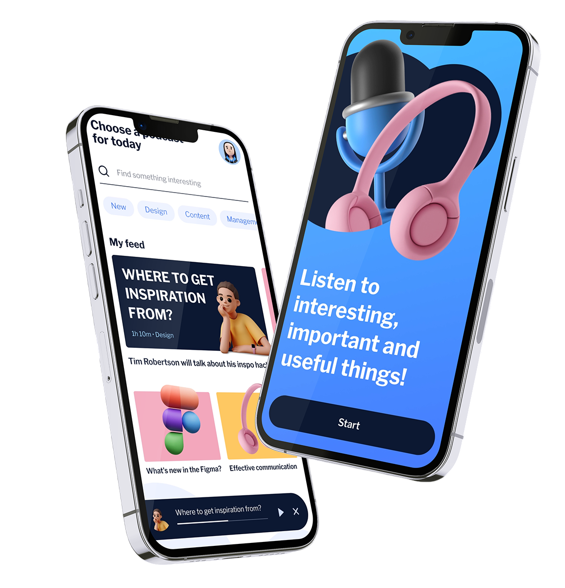 App podcast y contenido